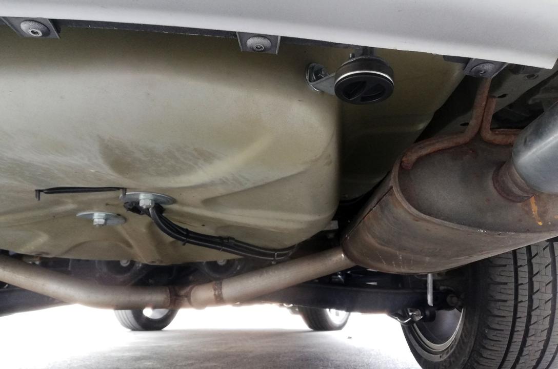 Urządzenie Gazowe do tankowania pod zderzakiem na wsporniku