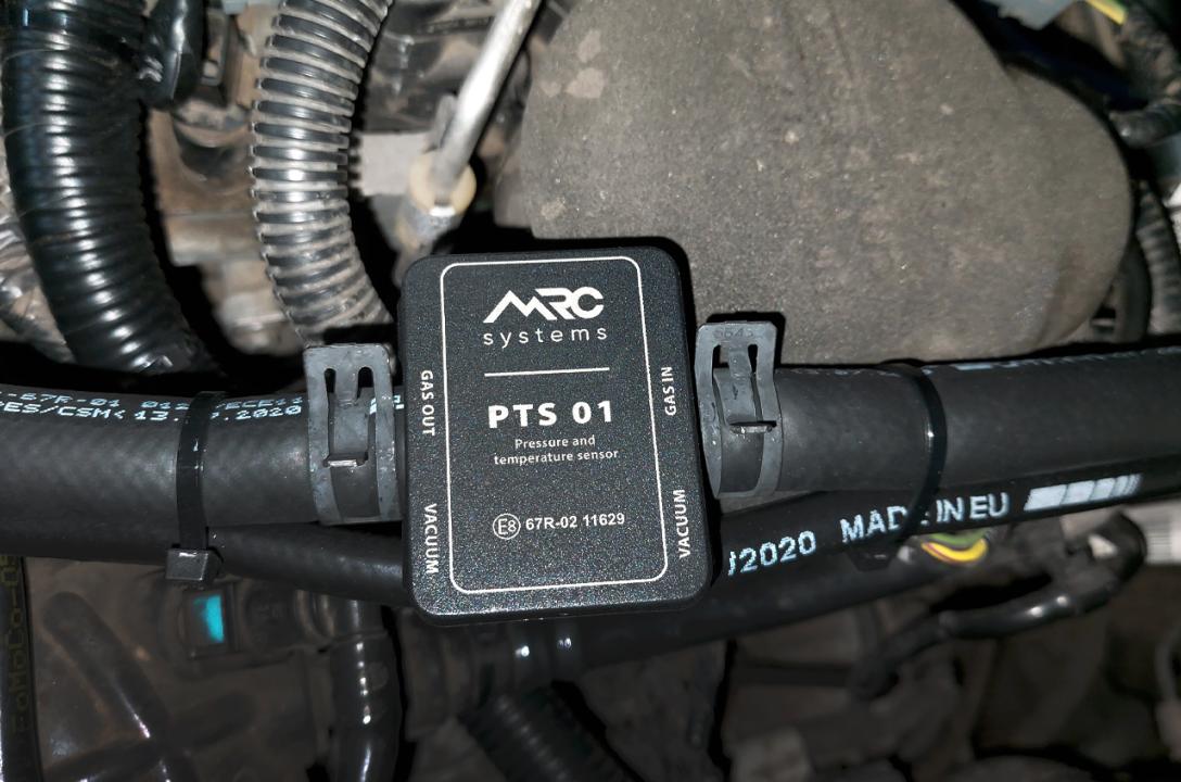 MAP sensor MRC PTS 01 + Obejmy samozaciskowe