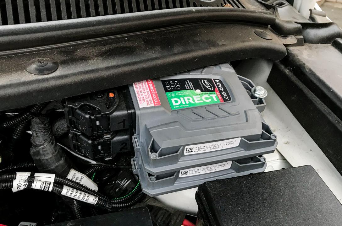 Ten silnik z bezpośrednim wtryskiem LPG sterowany jest dwoma niezawodnymi sterownikami gazu KME Nevo Sky Direct.